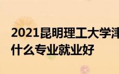 2021昆明理工大学津桥学院招生有哪些专业 什么专业就业好