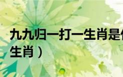九九归一打一生肖是什么生肖（九九归一打一生肖）