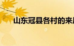 山东冠县各村的来历（山东冠县邮编）