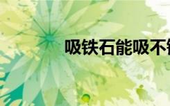 吸铁石能吸不锈钢吗（吸铁）