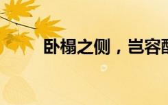 卧榻之侧，岂容酣睡的意思是什么