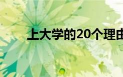 上大学的20个理由（为什么上大学）