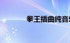 拳王插曲纯音乐（拳王插曲）