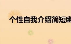 个性自我介绍简短幽默（个性自我介绍）