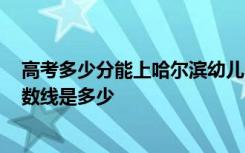 高考多少分能上哈尔滨幼儿师范高等专科学校 2020录取分数线是多少