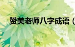 赞美老师八字成语（赞美老师八字佳句）