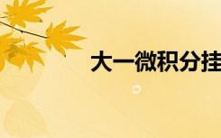 大一微积分挂科的学生多吗