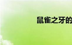 鼠雀之牙的意思是什么