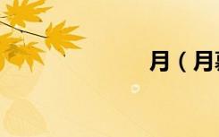 月（月慕笙歌）