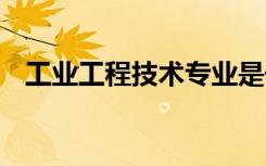 工业工程技术专业是干什么的 好找工作吗