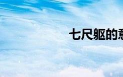 七尺躯的意思是什么