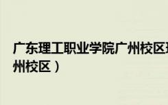 广东理工职业学院广州校区环境怎样（广东理工职业学院广州校区）