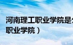河南理工职业学院是公办还是民办（河南理工职业学院）