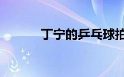 丁宁的乒乓球拍（丁宁的微博）