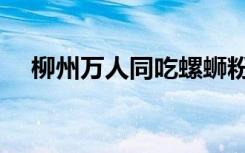柳州万人同吃螺蛳粉（柳州万人螺蛳粉）