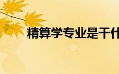 精算学专业是干什么的（好就业吗）