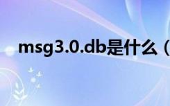 msg3.0.db是什么（msg2 0 db查看器）