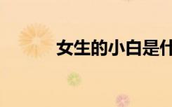 女生的小白是什么意思（抠女）