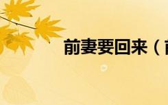 前妻要回来（前妻乖乖回来）