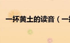 一抔黄土的读音（一抔黄土的读音及释义）
