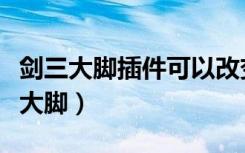 剑三大脚插件可以改变伤害数字颜色吗（剑三大脚）