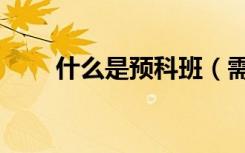 什么是预科班（需要哪些报考条件）