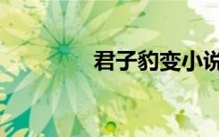 君子豹变小说（君子豹变）
