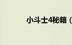 小斗士4秘籍（小斗士2秘籍）