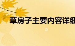 草房子主要内容详细（草房子主要内容）