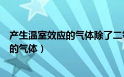 产生温室效应的气体除了二氧化碳还有什么（产生温室效应的气体）