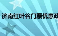 济南红叶谷门票优惠政策（济南红叶谷门票）
