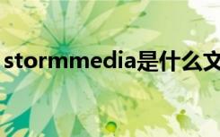 stormmedia是什么文件夹（StormMedia）
