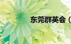 东莞群英会（深圳群英会）