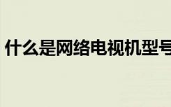 什么是网络电视机型号（什么是网络电视机）