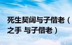 死生契阔与子偕老（死生契阔 与子成说 执子之手 与子偕老）