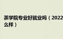 茶学院专业好就业吗（2022茶学专业就业方向及就业前景怎么样）