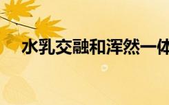 水乳交融和浑然一体的区别（水乳交融）