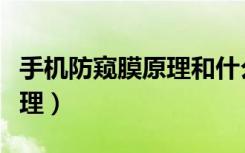 手机防窥膜原理和什么比较像（手机防窥膜原理）