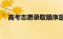 高考志愿录取顺序是什么（有哪些规则）