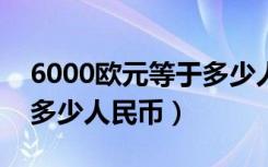 6000欧元等于多少人民币?（6000欧元等于多少人民币）