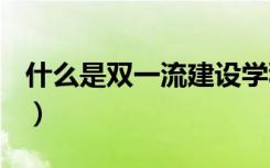 什么是双一流建设学科（什么是“双一流”？）