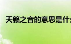 天籁之音的意思是什么（天籁之音的意思）