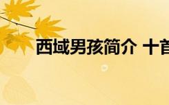 西域男孩简介 十首（西域男孩简介）