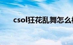 csol狂花乱舞怎么样（csol狂花乱舞）