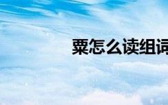 粟怎么读组词（粟怎么读）
