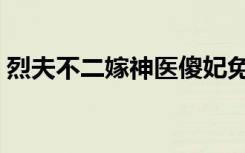烈夫不二嫁神医傻妃免费阅读（烈夫不二嫁）
