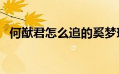 何猷君怎么追的奚梦瑶（何猷君怎么读音）