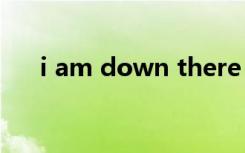 i am down there in my wheelchair