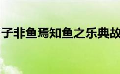 子非鱼焉知鱼之乐典故（子非鱼 焉知鱼之乐）