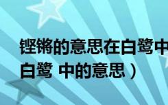 铿锵的意思在白鹭中的意思（铿锵的意思在 白鹭 中的意思）